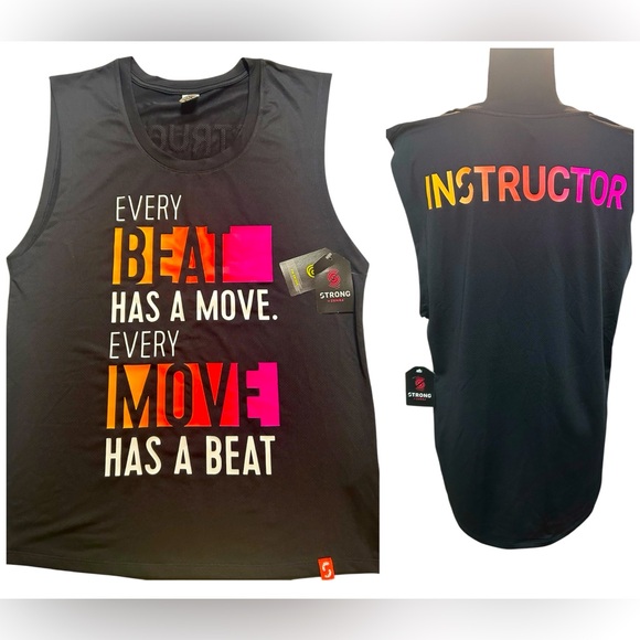 Strong By Zumba®️ Men’s Instructor Black Loose Tank, NWT, Size M - Picture 1 of 7